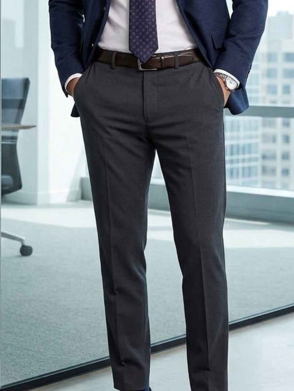 Haggar Premium Comfort Straight Fit Dress Pants